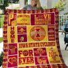 ncaa iowa state cyclones cardinal gold quilt fleece blanket v3 wfqf234 k0tyo