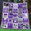 ncaa kansas state wildcats purple white quilt fleece blanket v6 wfqf262 t2uhj