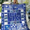 ncaa kentucky wildcats blue white quilt fleece blanket wfqf274 md6u3