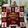 ncaa louisville cardinals quilt fleece blanket wfqf282 6c3h6