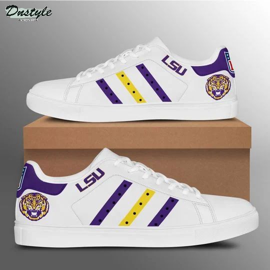 ncaa lsu tigers white stan smith shoes w2gxj