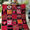 ncaa maryland terrapins red black quilt fleece blanket v3 wfqf316 xntga