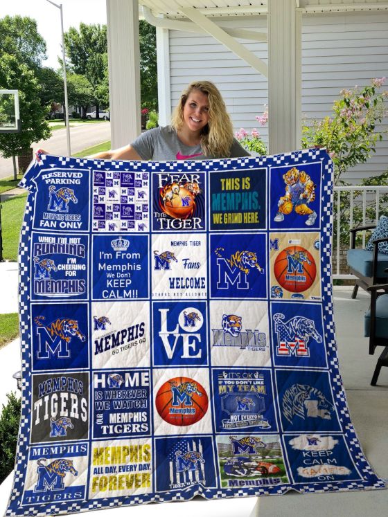 ncaa memphis tigers when im not running quilt fleece blanket wfqf326 mwpnx