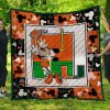 ncaa miami hurricanes mickey mouse quilt fleece blanket wfqf327 6jpxn