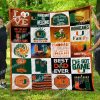 ncaa miami hurricanes orange white quilt fleece blanket wfqf335 3bgsw