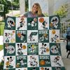 ncaa michigan state spartans mickey quilt fleece blanket wfqf348 8y6ev