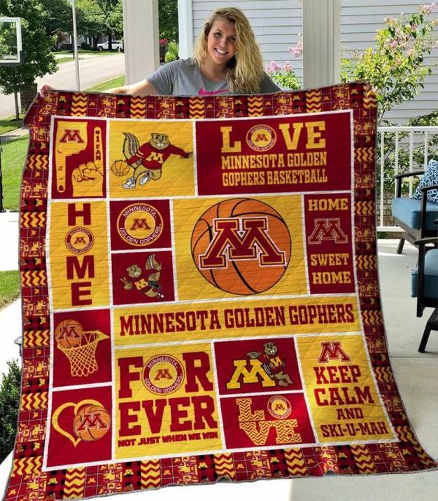 ncaa minnesota golden gophers quilt fleece blanket v1 wfqf365 ex4ts