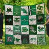 ncaa north texas mean green quilt fleece blanket wfqf409 bwzwe