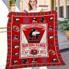 ncaa northern illinois huskies name personalized red est 186 quilt fleece blanket wfqf410 ahqt2