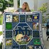 ncaa notre dame fighting irish blue special quilt fleece blanket wfqf414 oxpey