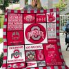 ncaa ohio state buckeyes quilt fleece blanket v4 wfqf440 dbzcg