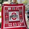 ncaa ohio state buckeyes quilt fleece blanket v5 wfqf441 o2plv