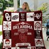 ncaa oklahoma sooners crimson white quilt fleece blanket wfqf463 bi7yj