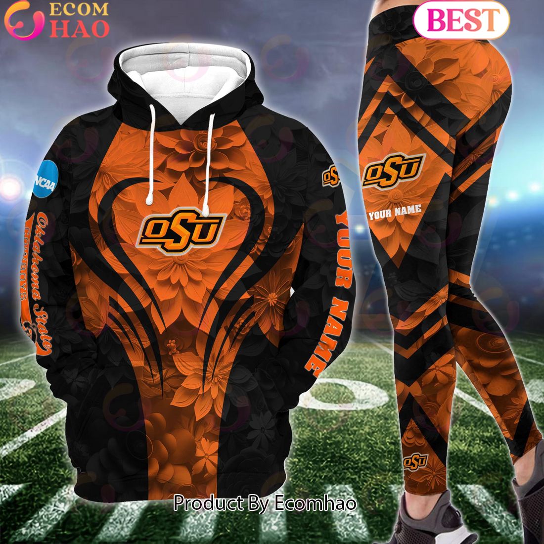 ncaa oklahoma state cowboys hoodie and leggings custom your name football team clothings gift for football lovers 1 mCzJi