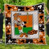 ncaa oklahoma state cowboys mickey mouse quilt fleece blanket wfqf467 tsuxe