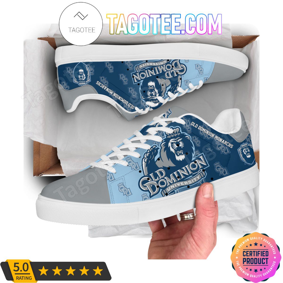 ncaa old dominion monarchs logo stan smith shoes af01q