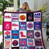 ncaa ole miss rebels white blue quilt fleece blanket wfqf486 ye90q