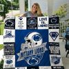 ncaa penn state nittany lions blue white quilt fleece blanket v3 wfqf506 ja9lv