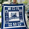 ncaa penn state nittany lions blue white quilt fleece blanket wfqf509 lpsxb