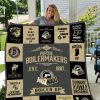 ncaa purdue boilermakers gold black est 1887 quilt fleece blanket wfqf522 4vyxy