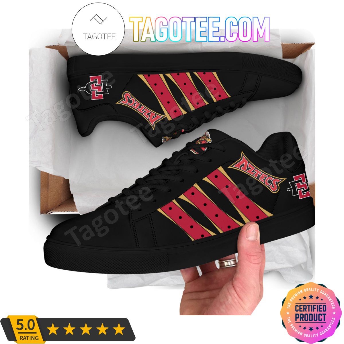 ncaa san diego state aztecs black stan smith shoes oujrj