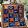 ncaa syracuse orange quilt fleece blanket v3 wfqf556 rwine