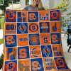 ncaa syracuse orange quilt fleece blanket v6 wfqf559 pssw8