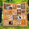 ncaa tennessee volunteers orange white quilt fleece blanket v3 wfqf569 26owx