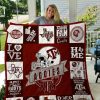 ncaa texas aampm aggies maroon white quilt fleece blanket v4 wfqf576 3ffdq