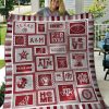 ncaa texas aampm aggies maroon white quilt fleece blanket v7 wfqf579 09fm6