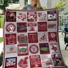 ncaa texas aampm aggies maroon white quilt fleece blanket v8 wfqf580 j7get