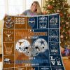 ncaa texas longhorns navy blue orange quilt fleece blanket wfqf584 zvxzx