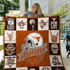 ncaa texas longhorns orange white est 1883 quilt fleece blanket wfqf587 vyakr