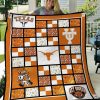 ncaa texas longhorns orange white quilt fleece blanket v4 wfqf590 l6fb7