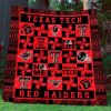 ncaa texas tech red raiders quilt fleece blanket v5 wfqf597 itqip