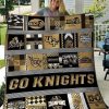 ncaa ucf knights gold black quilt fleece blanket v3 wfqf602 8cxli