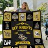 ncaa ucf knights gold black quilt fleece blanket wfqf607 k4umi