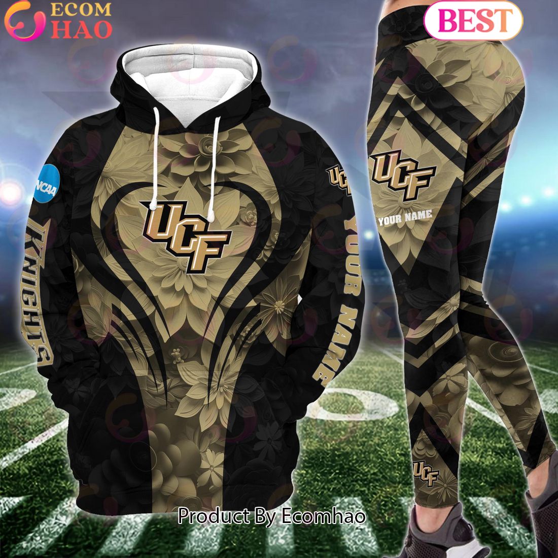 ncaa ucf knights hoodie and leggings custom your name football team clothings gift for football lovers 1 Gj2eq