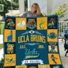 ncaa ucla bruins blue gold est 1919 quilt fleece blanket wfqf612 apo3u