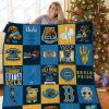 ncaa ucla bruins blue gold quilt fleece blanket wfqf615 wkgcb