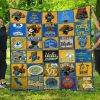 ncaa ucla bruins mascot gold blue quilt fleece blanket wfqf616 oryfh