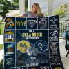 ncaa ucla bruins navy blue quilt fleece blanket wfqf618 pviqt