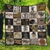 ncaa wake forest demon deacons quilt fleece blanket v1 wfqf652 ypupj