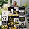 ncaa wake forest demon deacons quilt fleece blanket v4 wfqf655 sgq5g