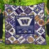 ncaa washington huskies est 1861 quilt fleece blanket wfqf658 dzzky