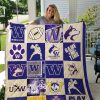 ncaa washington huskies purple gold quilt fleece blanket v2 wfqf660 irrd7