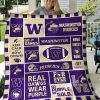 ncaa washington huskies purple gold quilt fleece blanket wfqf663 0ajbw