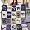 ncaa washington huskies purple white quilt fleece blanket v2 wfqf665 ln2rq