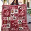 ncaa washington state cougars red white quilt fleece blanket wfqf676 ujzdp