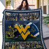 ncaa west virginia mountaineers blue legends quilt fleece blanket wfqf681 6gbur